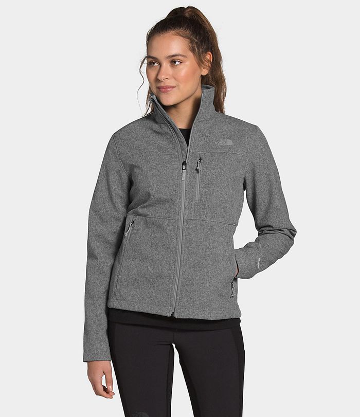 Chaqueta Softshell The North Face Mujer Gris Apex Bionic 46301HCLM